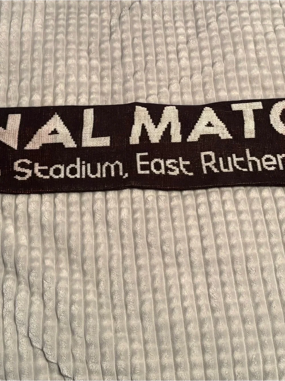 Copa America Centenario Woven Scarf - Black with Yellow